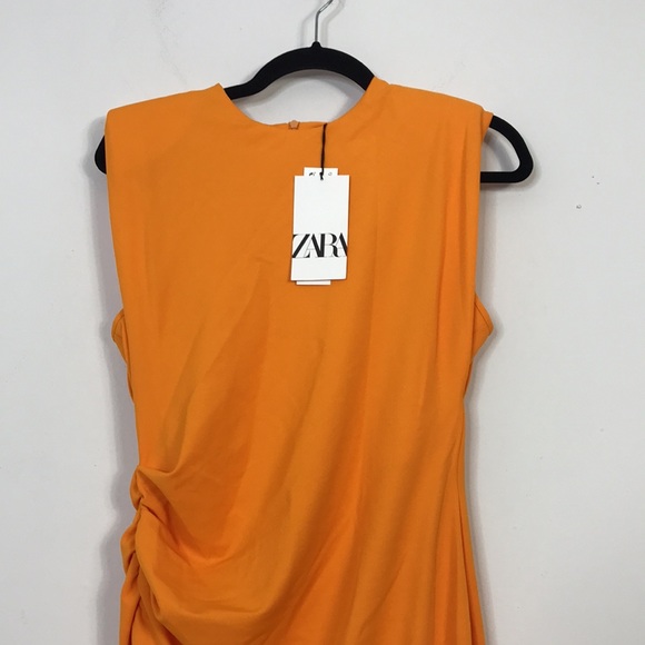 NWT Zara Side Draped Dress - Picture 7 of 16